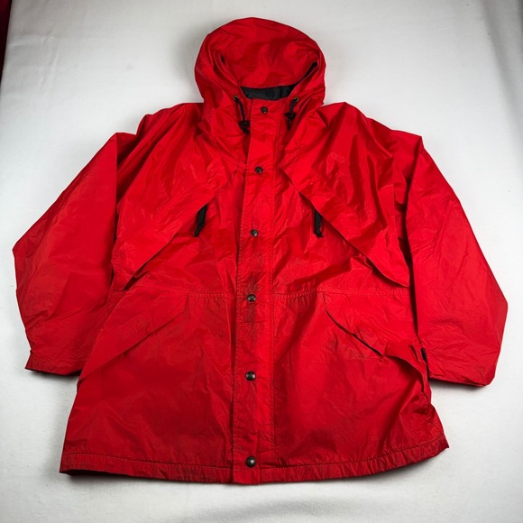 REI Other - REI Gore Tex Mens Red Hooded Waterproof Rain Jacket Parka Coat Size M